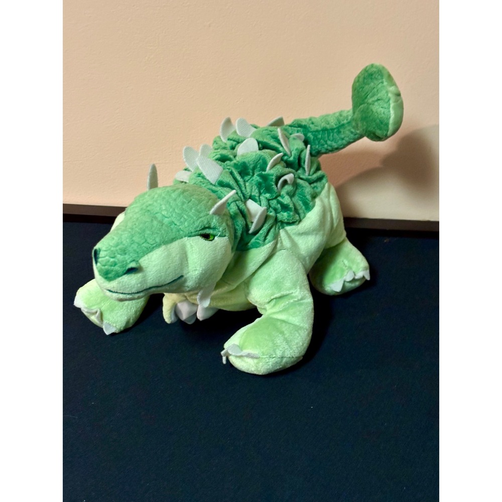 IKEA Jattelik Ankylosaurus Dinosaur Plush Reversible Egg Soft Toy Green 12in